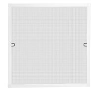 Schellenberg 70032 Moustiquaire fenêtre amovible avec cadre en aluminium aimanté - sans perçage - recoupable aux dimensions souhaitées - 130 x 150 cm, blanc
