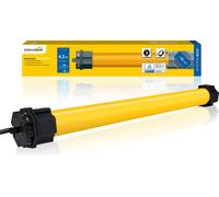 Schellenberg Moteur de volet roulant standard réglage mécanique de fin de course 10 Nm Maxi, moteur tubulaire pour arbre de 60 mm jusqu'à 4,2 m², 20610
