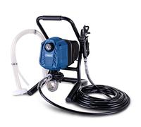 Scheppach Système de peinture par pulvérisation ACS4000 Pistolet de peinture par pulvérisation tuyau de 9m | 550W 110 bar | Débit 1,25 L/min | jusqu'à 420 m²/h | avec 2 buses & 2 filtres