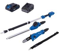 Outil multifonction sans fil 2-en-1 Scheppach C-PHTS410-X | 20 V | 11 angles (90°–240°) | 410 mm | 4,5 m/s | Ébrancheur | avec batterie 2 Ah + chargeur 2,4 A