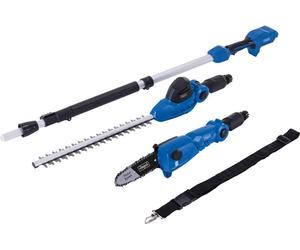 Scheppach Appareil multifonctionnel sans fil 2en1 C-PHTS410-X | 11 angles différents (90° - 240°) | 410mm | 4,5m/s | Taille-haies & élagueuse sur perche | 20V IXES