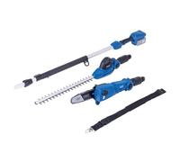 Scheppach Appareil multifonctionnel sans fil 2en1 C-PHTS410-X | 11 angles différents (90° - 240°) | 410mm | 4,5m/s | Taille-haies & élagueuse sur perche | 20V IXES