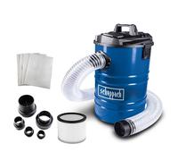 Scheppach Aspirateur DC100 | Capacité 65 litres 4 Sacs Papier Inclus | Cuve métallique avec poignée | Raccord de tuyau 100 mm |1200W| Débit d'air 215 m³/h | Set d'adaptateurs, cartouche filtrante