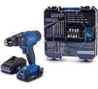 Scheppach atelier mobile C-DTB74/1-X | 50 Nm | LED | Clip ceinture | 20V IXES | y compris perceuse-visseuse sans fil, batterie, chargeur et set de 74 accessoires