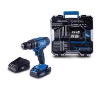Scheppach Perceuse-visseuse sans fil C-DTB74/1-X 20V 50 Nm LED 1x2Ah avec chargeur et 74 accessoires