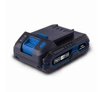 Scheppach Batterie 2 Ah Lithium-ION 20V | Série 20V-IXES | Temps de Charge env. 35-60 Min (Selon Le Chargeur) | Indicateur LED à 3 Niveaux | Protégé Contre la poussière & la Corrosion