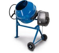 Scheppach Bétonnière MIX180 180 L 800 W 230 V 29 5 tr/min Couronne en fonte Fond soudé Ouverture 538mm
