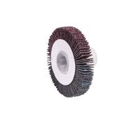 Scheppach Brosse à lamelles abrasives pour ponceuse surfaceuse MRS500 | Largeur de ponçage 10 mm - Diamètre du trou 13 mm / Diamètre de la brosse 60 mm - Pour le ponçage du bois