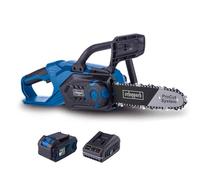 Scheppach Tronçonneuse sans fil C-CS254-X – Guide ProCut 25,4 cm, 6 m/s, 20 V, 4 Ah + chargeur 2,4 A