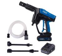 Nettoyeur haute pression sans fil Scheppach C-HPG35-X - 20 V | 35 bars | débit de 180 l/h | tuyau de 6 m | buse réglable | batterie 2 Ah + chargeur 2,4 A inclus