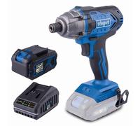 Scheppach hocs sans fil C-ID180-X - Série 20V IXES | - Coupl180 Nm - Vitesse de frappe 3600 bpm - Vitesse de rotation 0-2800 tr/min - 1 batterie 4Ah + chargeur inclus