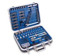 Scheppach Coffret à outils TB235 – 233 pièces, acier chrome‑vanadium, mallette verrouillable
