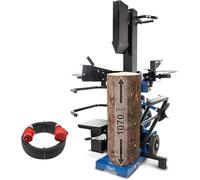 Scheppach Compact 15T Fendeur de bois vertical - 15 tonnes - 400 V - 3500W | Bois de mètre jusqu'à 1070mm / max. Ø 400mm | Table pivotante | Bois dur & bois tendre