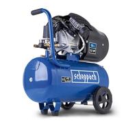 Scheppach Compresseur à air HC53DC | Compresseur bicylindre | 2200W | Cuve 50L | Pression 10bar | Débit d'aspiration 412L/min | Réducteur de pression & lubrifié | Compresseur longue durée