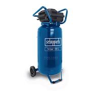 Scheppach Compresseur à air vertical HC85V | 14 Bar | Cuve 80L | Sans huile & peu d'entretien | 1600 W | Admission d'air 330 L/min | 2 raccords rapides et 2 manomètres | Transport facile