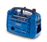 Scheppach Compresseur hybride Airforce 6 | 10,3 bar | 20V IXES | Fonction hybride avec 3 modes d'entraînement 230 V / 20 V / 12 V | LED | Accessoires inclus
