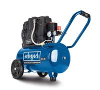 Scheppach Compresseur Bicylindre Super Silencieux HC25Si | 1100W | 24L | 24L | 8bar de pression | Sans Huile & peu d'entretien | Admission d'air 230 L/min | Raccords rapides | Facile de transport