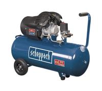 SCHEPPACH Compresseur dair horizontal HC100DC - 100 L - 3CV - 8 bars - Double cylindre a moteur lubrifie