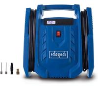 Scheppach Compresseur mobile Airforce 7 SC - Pression de travail 8 bar - Puissance d'aspiration 24 l/min - Fonctionne avec AC 230-240 V~ / 50 Hz DC 12 V - Accessoires inclus