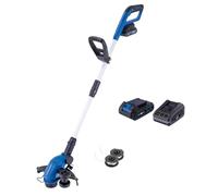 Scheppach Coupe-Bordures sans Fil C-LT300-X 20V | Largeur de Coupe 300mm | Longueur de Fil 3m | Réglage en Hauteur jusqu'à 270mm | Série 20V-IXES | + 2 bobines de Fil | avec Batterie 2Ah et Chargeur