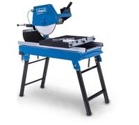 Scheppach Coupe carrelage électrique HSM4000-2000 W - Hauteur coupe 11 cm | Coupe carreaux - Carrelette 80 cm - 2000 W - Coupe carrelage electrique - Pompe à eau - Decoupe carrelage