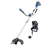 Scheppach Débroussailleuse sans Fil 2x20V - BC-BCH380/40-X - Largeur de Coupe 255mm - Coupe-Bordures 380 mm - bandoulière Incluse - Vendue sans Batterie ni Chargeur (Solo)