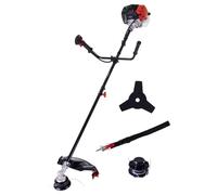 Scheppach Débroussailleuse Thermique BCH3300PB | 2en1 | Rotofil | Moteur 2T de 32,6cm³ | Guidon réglable et Ergonomique | Largeur de Coupe 430/255mm | Lame à 3 Dents et 2 bobines de Fil Inclus