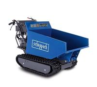 Scheppach DP6600 Dumper à chaîne à essence - Charge maximale : 500 kg - Moteur à essence 4 temps avec 8 CV et 270 cm³ - 3 vitesses avant/1 marche arrière - Entraînement par chaîne/inclinaison jusqu'à