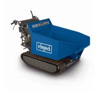 Scheppach Dumper - Benne motorisée Thermique sur chenilles DP5000 | Charge maximale de 500kg | 5,5 CV | Moteur 4T de 196cm3 | 3X Marche Avant / 1x Marche arrière | Benne basculante | Brouette
