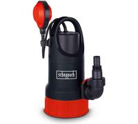 Scheppach DWP750 Pompe submersible pour eaux sales 750W | Débit 20.000 L/h Hauteur de refoulement 8m Profondeur d'immersion 7m | Taille des particules 30mm Pompe submersible pour eaux sales