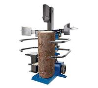 Scheppach Fendeur de bois compact 8T vertical | Force de fendage 7,95T |400V / 3500W | Jusqu'à 1070 mm - Diamètre max : 350 mm | Table pivotante pour bois court | Avec dispositif de conduite