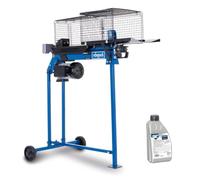 Scheppach Fendeur de Bûches Horizontal HL760LS | 7T | +Huile supplémentaire | Fendeur de Bois de Chauffage hydraulique | Longueur de fendage 520mm