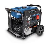Scheppach Générateur de courant à essence SG7100x avec démarrage électrique | Moteur à essence 4 temps avec 12 CV | Puissance 5400 W | 2 x 230 V | 1 prise 400 V | Connecteur 12 V | Réservoir 25 l |