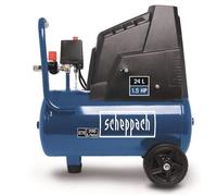 Compresseur d'air horizontal Scheppach HC30o - 24L - 110 W - 8 bars (Livré avec un jeu de 13 accessoires)