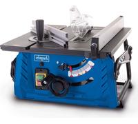 Scheppach HS210 Scie circulaire de table | Hauteur de coupe 70 mm | 1500W 230V | Dimensions de la table 500 x 445 mm | Ø210 mm lame de scie | y compris gabarit de coupe transversale & butée longitudin