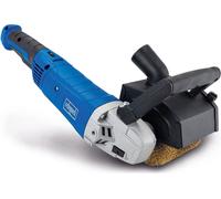 Scheppach Machine à satiner MRS1300 Ponceuse à brosses avec brosse en fil de laiton & fonction de démarrage progressif | 1300W | Largeur de brosse 100mm / 120mmØ