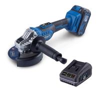 Scheppach Meuleuse d'angle sans fil BC-AG125-X - 1 batterie 4Ah + chargeur | Brushless | démarrage progressif | Ø 125mm | Série 20V-IXES | Réglage de la vitesse 3000-10000min-1