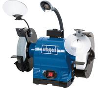Scheppach Meuleuse double BG200AL – Moteur à induction 550 W – Ø 200 mm – Pare-étincelles