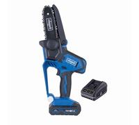 Scheppach Mini tronçonneuse sans fil C-PS100-X 20V IXES 127 mm 5" 2,0 Ah batterie & chargeur