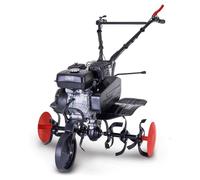 Scheppach Motobineuse Thermique MTP750 - Moteur 4 Temps - 212 cm³ - 5,7 CV - Largeur de Travail 750 mm - Fraises Ø 310 mm - 24 Couteaux - Roue de Transport escamotable - disques protège-Plantes
