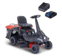 SCHEPPACH MR200-61 : Tondeuse autoportée, largeur de coupe 61 cm, plateau de coupe en acier avec fonction mulching, moteur 4 temps de 196 cm³, 4,8 chevaux, 4 vitesses de marche avant, bac de ramassage