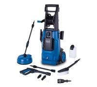 Scheppach Nettoyeur Haute Pression électrique HCE2600x 180 Bars 2400 W | avec Accessoires, réservoir de Nettoyage et Enrouleur de Tuyau intégré | Tuyau Haute Pression 5 m | Débit 480 l/h