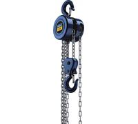 Scheppach Palan à chaîne CB02 | Capacité de charge 2 T | Hauteur de levage 3 m | Chaîne de2,5 m