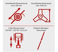 Scheppach PBC330 Débroussailleuse 2 en 1 thermique