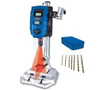 Scheppach Perceuse d'établi DP60SE | 710 W | Ecran digital | Lumière LED & Laser | Mandrin 1,5-13mm | Perceuse à 2 vitesses avec vitesse variable : 170-880/490-2600 min-1 | Jeu de forets inclus