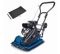 Scheppach Plaque Vibrante Thermique HP1900S Compacteur |5,6 CV| Pression de compactage 11 kN | Profondeur de compactage 30cm | Vitesse 25m/min |Tapis en caoutchouc & dispositif de déplacement inclus