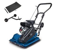 Scheppach Plaque Vibrante Thermique HP2300S Compacteur |5,6 CV| Pression de compactage 13 kN | Profondeur de compactage 35cm | Vitesse 25m/min |Tapis caoutchouc & dispositif de déplacement inclus