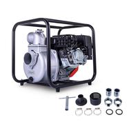 Pompe à eau à essence Scheppach PWP60 60 000 l/h | Hauteur de refoulement 28 m | Hauteur d'aspiration 7 m | 2,8 bar | 5,3 CV Pompe de jardin Pompe à eaux usées Pompe à eau