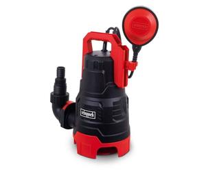 Scheppach Pompe combinée pour eaux usées DWP400 - Pompe pour bassins - 400 W - Débit max. 9000 l/h - Pression 0,6 bar - Arrêt automatique si niveau d'eau trop bas - Température de l'eau max 35°C