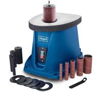 Scheppach Ponceuse à Broche Oscillante OSM100 450W 2000 min-1 Course 16mm Broche Ø12 7mm Lot de 6 Manchons